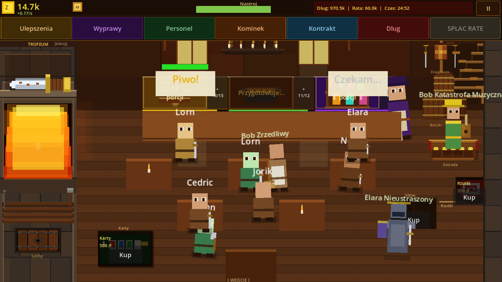 Pełna karczma / Busy tavern